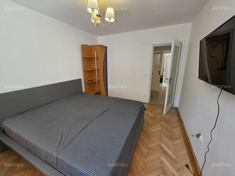 Piata Amzei 3 camere etajul 3/7 mobilat utilat balcon